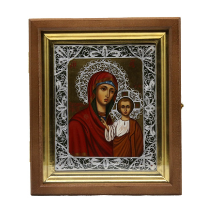 Казанская икона Божией Матери, Господь Вседержитель, венчальная пара